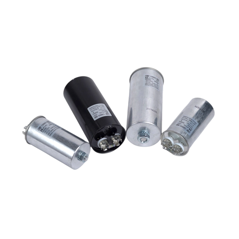 مكثفات CBB65 لإضاءة HID 110°C (علبة أسطوانة من الألومنيوم)